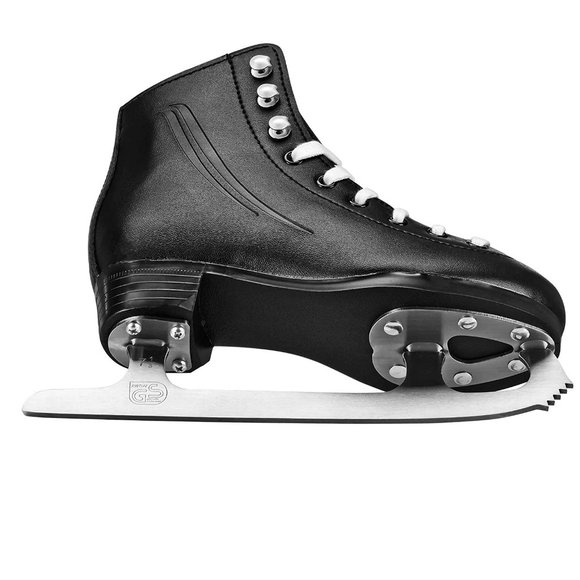 NEW Lake Placid Cascade Dark Lace Up Toddler Little Kids High Figure Ice Skates - Picture 2 of 3